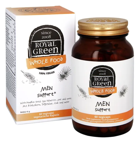 Maisto papildas ROYAL GREEN Men Support veganiškos kapsulės N60