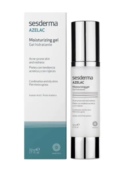 SESDERMA AZELAC drėkinamasis gelis mažinantis raudonį 50ml