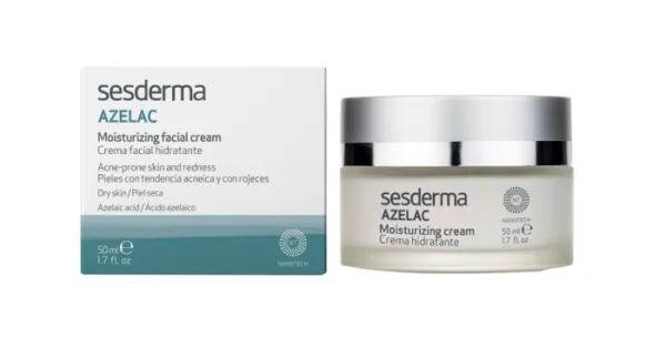 SESDERMA AZELAC drėkinamasis veido kremas mažinantis raudonį 50ml