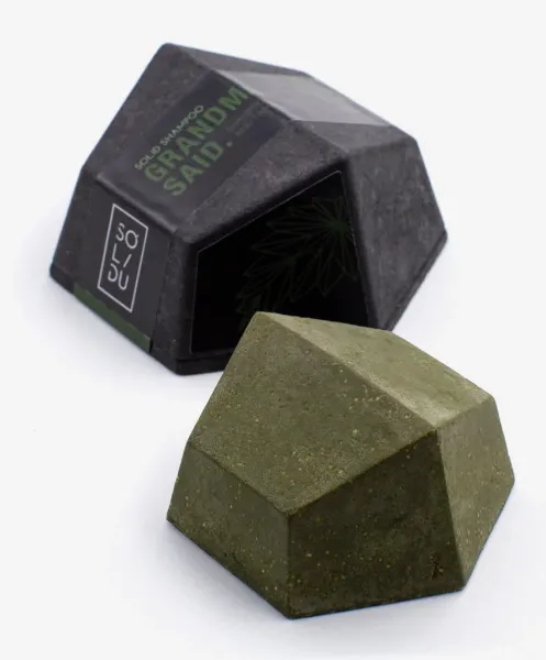 SOLIDU kietasis šampūnas ploniems plaukams GRANDMA SAID 65g