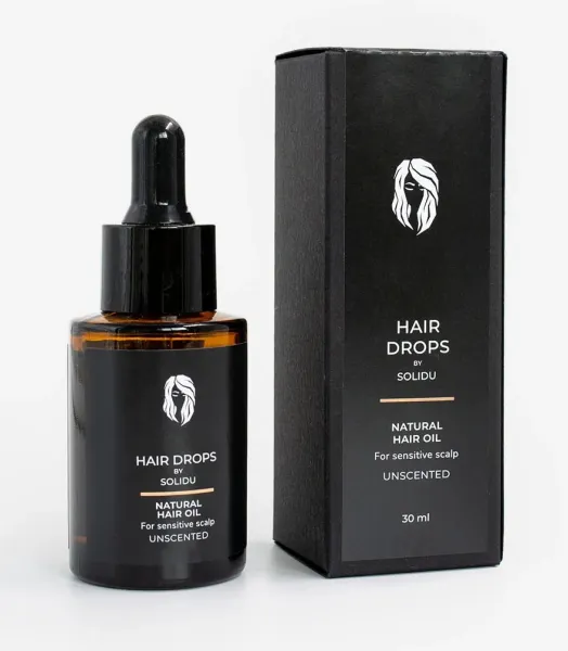 SOLIDU HAIR DROPS (Sensitive) jautriai odai 30ml