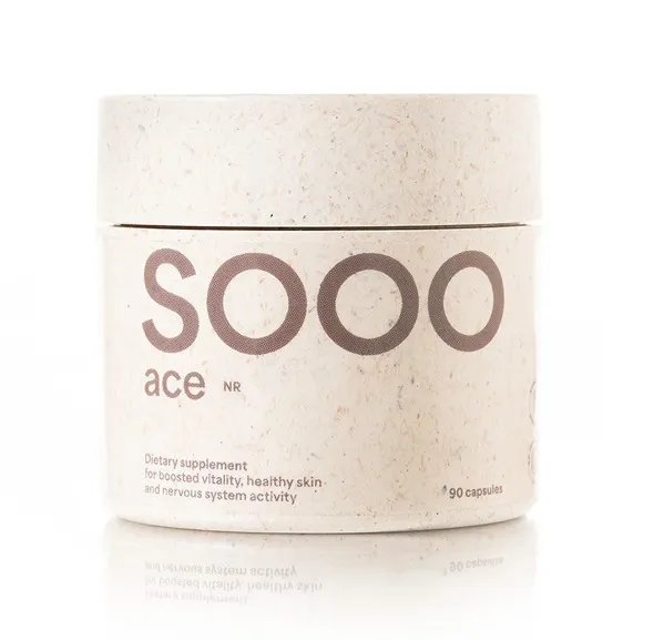 Maisto papildas SOOO ace: NR 350mg 99,89% kapsulės N90