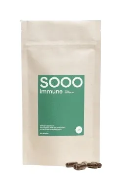 Maisto papildas SOOO immune: Chaga ekstraktas 9-11:1 35 mg kapsulės N90 (papildymas)
