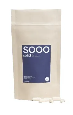 Maisto papildas SOOO solid: Trans-resveratrolis 99.42% grynumo 350mg kapsulės N90 (papildymas)