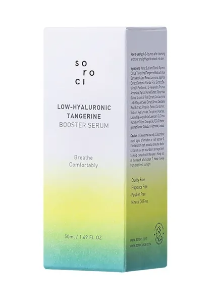 SOROCI Low-Hyaluronic Tangerine stiprinamasis veido serumas 50ml