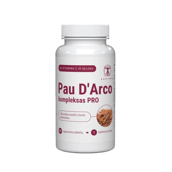 SAPIENS maisto papildas Pau Darco kompleksas tabletės N90