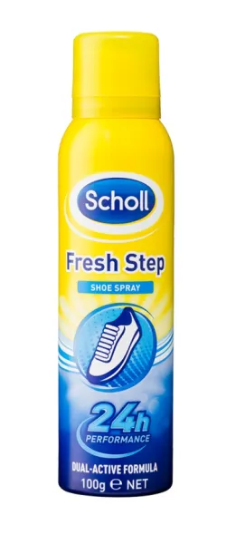 SCHOLL FRESH STEP batų purškalas kvapams naikinti 150ml