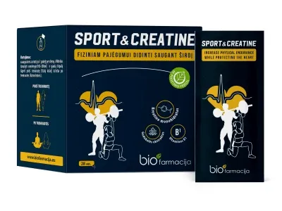 Maisto papildas SPORT&CREATINE milteliai N28