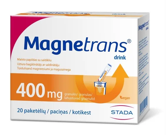 Maisto papildas Magnetrans Drink 400mg granulės N20