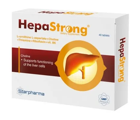 Maisto papildas kepenims HepaStrong N40