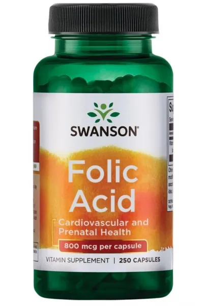 Maisto papildas SWANSON Folio rūgštis (Foliatai) 800mg N250
