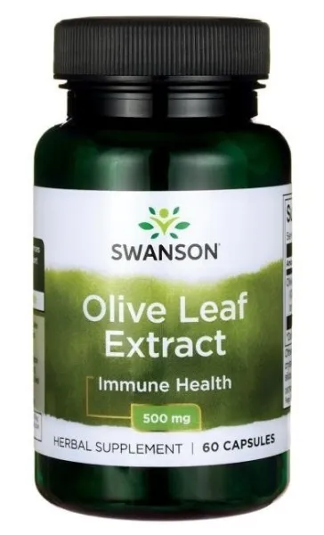 Maisto papildas SWANSON ALYVUOGIŲ LAPŲ EKSTRAKTAS 500mg N60