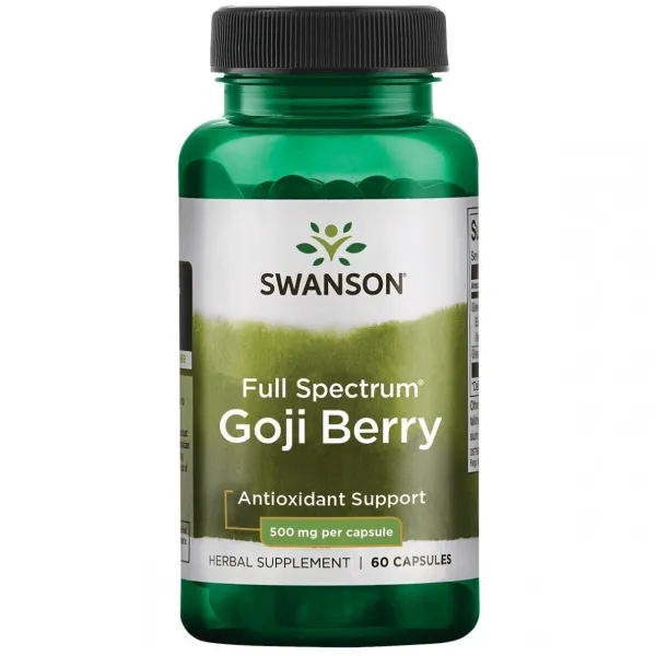 Maisto papildas SWANSON GOJI BERRY 500mg N60