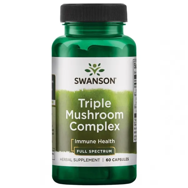 Maisto papildas SWANSON Maitake, Reishi, Shiitake grybai N60