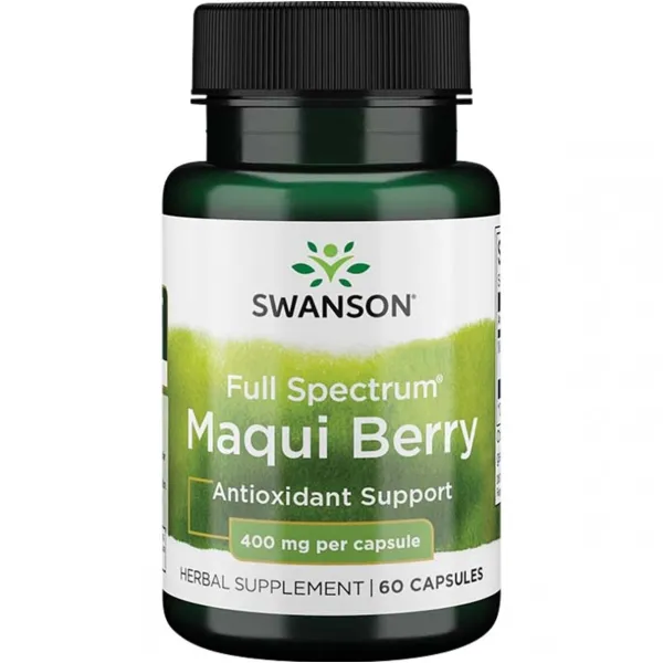 Maisto papildas SWANSON MAKAI UOGOS (Maqui Berry) 400mg N60