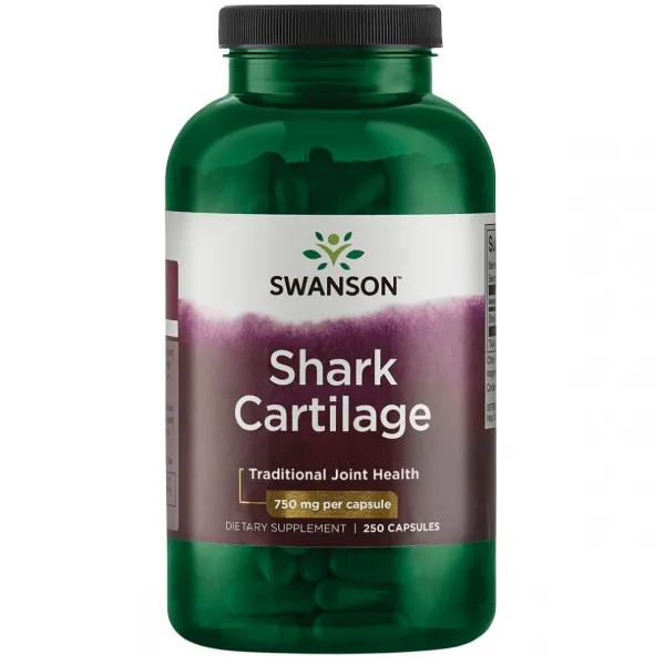 Maisto papildas SWANSON Ryklių kremzlės (Shark Cartilage) 750mg N250