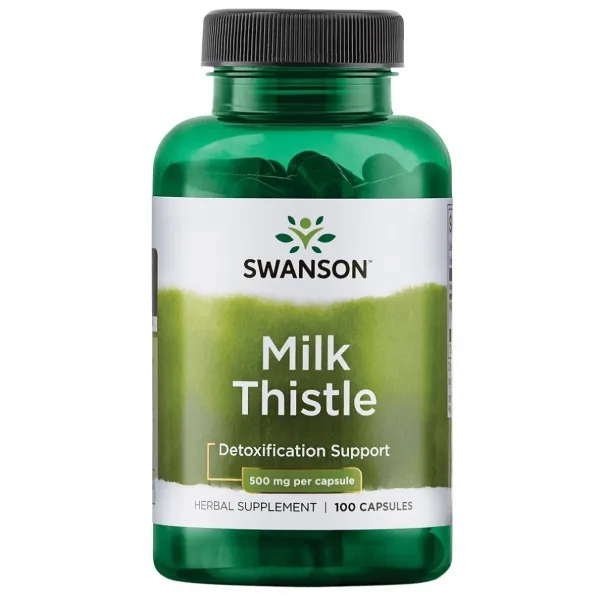 Maisto papildas SWANSON MILK THISTLE (Tikrasis margainis) 500mg N100