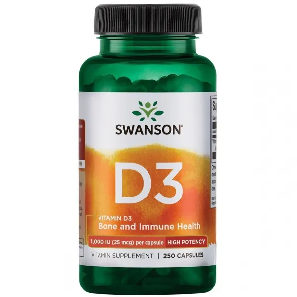Maisto papildas SWANSON VITAMINAS D3 1000TV N250