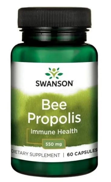 Maisto papildas SWANSON BIČIŲ PROPOLIS 550mg N60