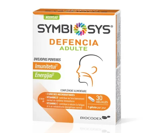 Maisto papildas SYMBIOSYS Defencia Adulte kapsulės N30
