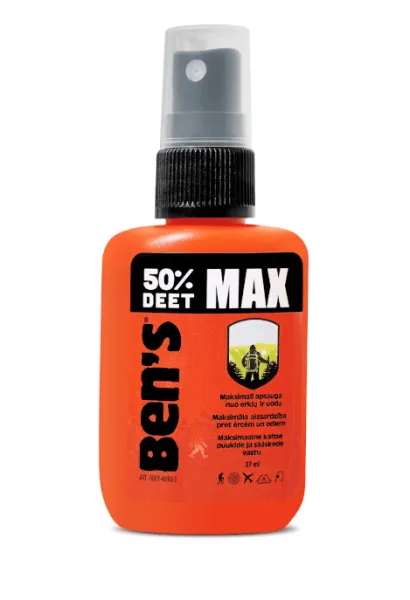 Repelentas nuo uodų ir erkių BEN'S MAX 37ml