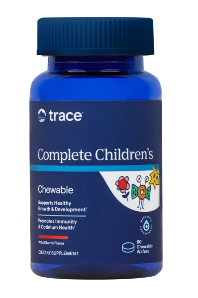 Maisto papildas TRACE MINERALS Multivitaminų ir mineralų kompleksas vaikams kramtomos tabletės N60