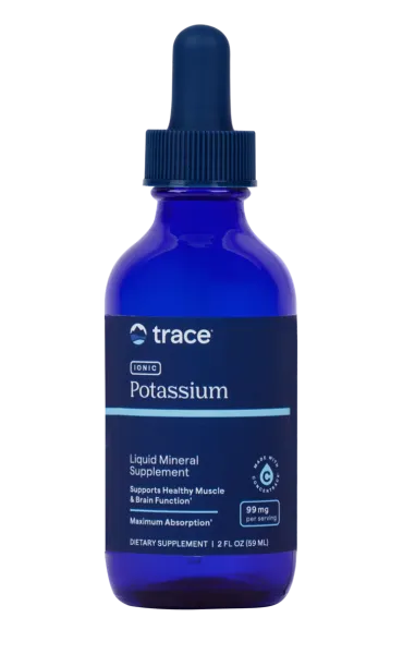 Maisto papildas TRACE MINERALS joninio kalio lašai širdžiai 99mg 59ml