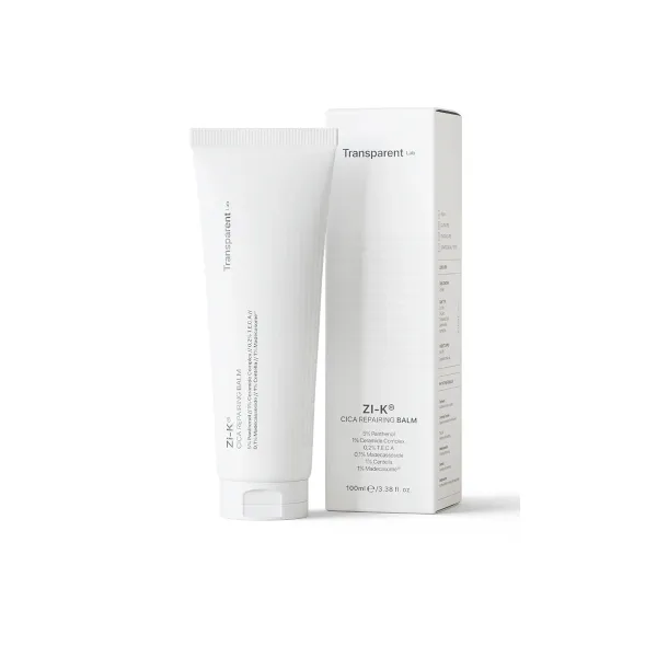 TRANSPARENT Lab Zi-K® Cica Repairing Balm atstatomasis balzamas veidui su Azijine centele 100ml
