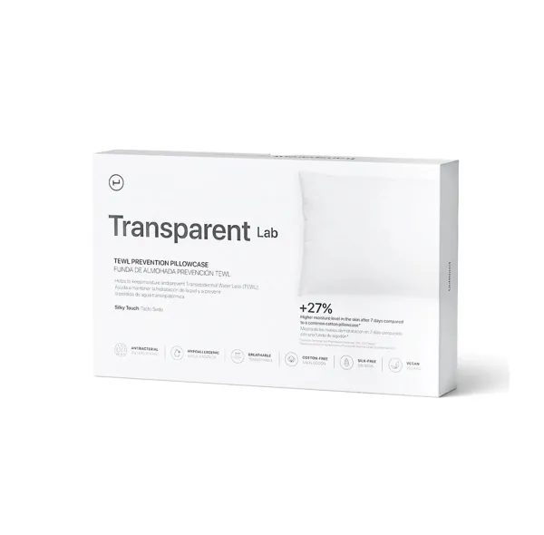 TRANSPARENT Lab pagalvės užvalkalas QUEEN SIZE 50X75cm