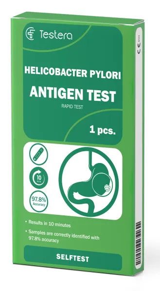 TESTERA Helicobacter Pylori testas 1 vnt.