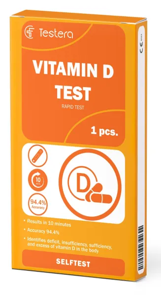 TESTERA vitamino D testas 1 vnt.