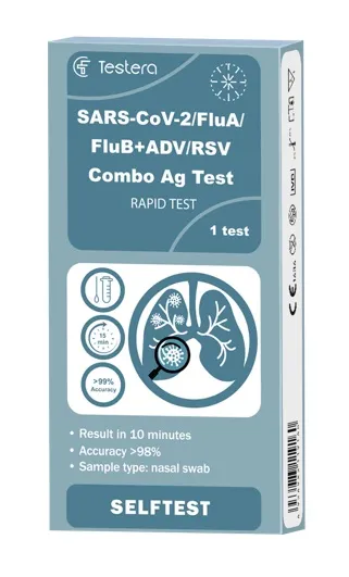 5in1 SARS-CoV-2, gripo A/B, ADV ir RSV kombinuotas Ag testas N1