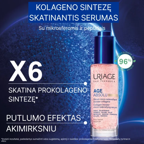 URIAGE Age Absolu Collagen Booster veido serumas 30ml