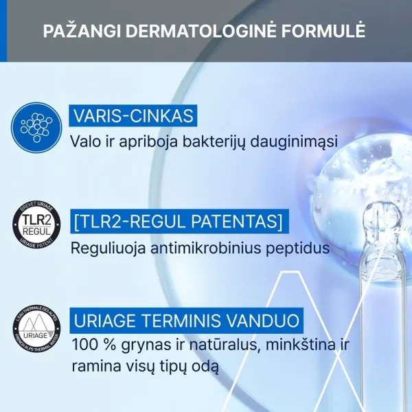 URIAGE Bariederm Cica gelinis prausiklis su Cu - Zn 200ml