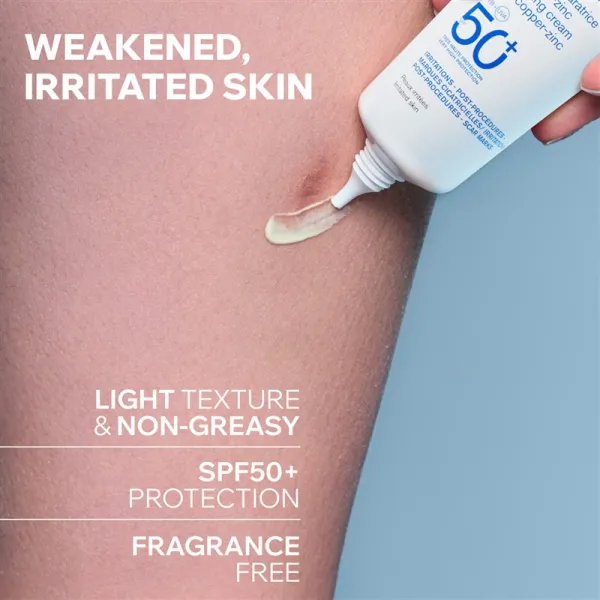 URIAGE Bariederm Cica kremas su Cu - Zn SPF50 40ml