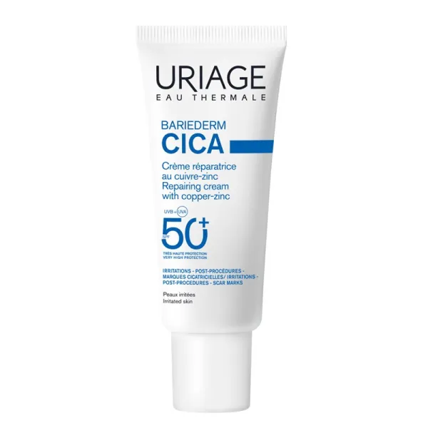 URIAGE Bariederm Cica kremas su Cu - Zn SPF50 40ml
