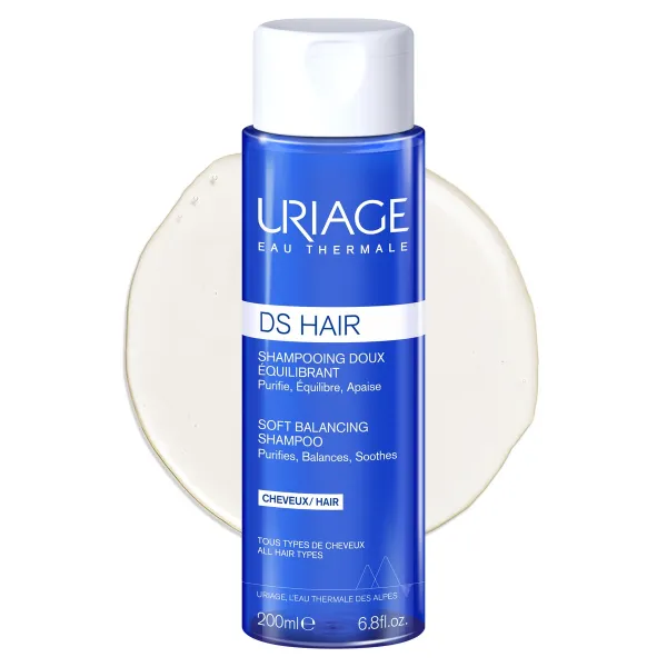 URIAGE D. S. Hair švelnus balansuojamasis šampūnas 200ml