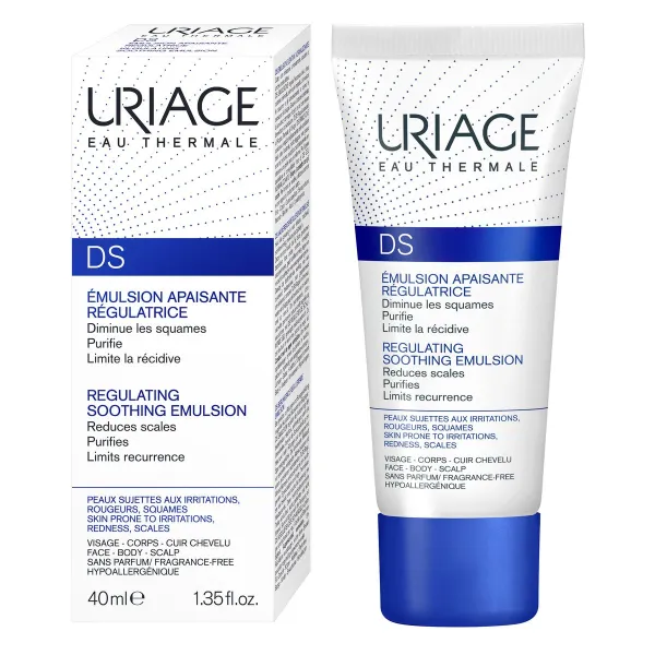 URIAGE D. S. emulsija pleiskanojančiai odai 40ml
