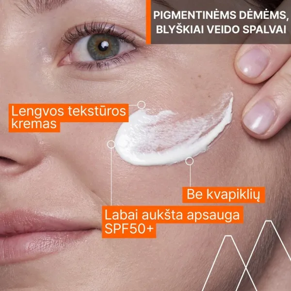 URIAGE Depiderm kremas nuo pigmentinių dėmių SPF50 30ml