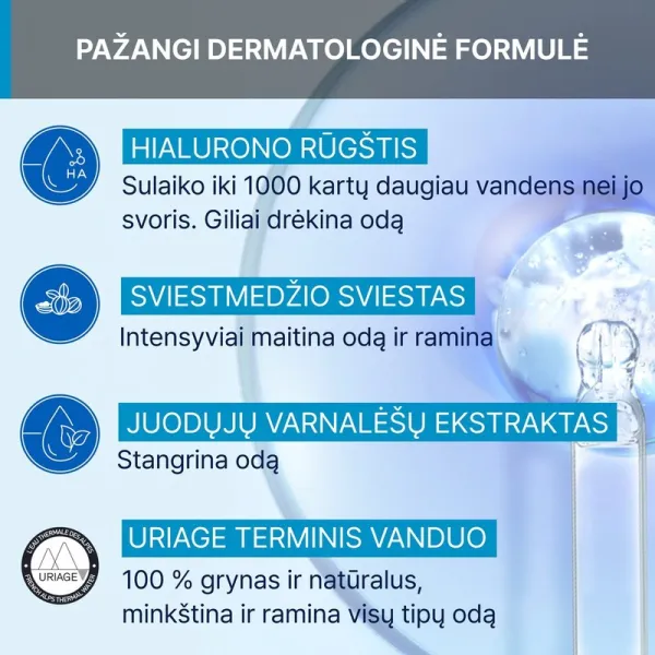 URIAGE Eau Thermale balzamas kūnui drėkinamasis 200ml