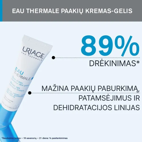 URIAGE Eau Thermale kremas paakiams 15ml