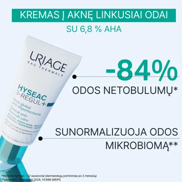 URIAGE Hyseac 3 - Regular+ kremas 40ml
