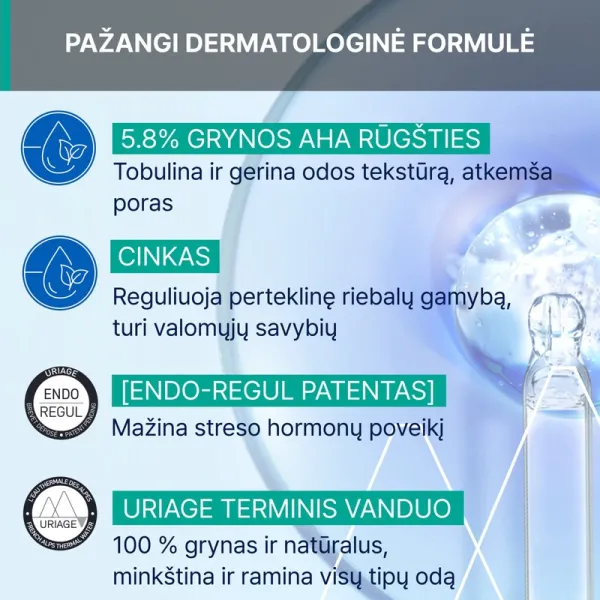 URIAGE Hyseac Booster veido serumas 30ml