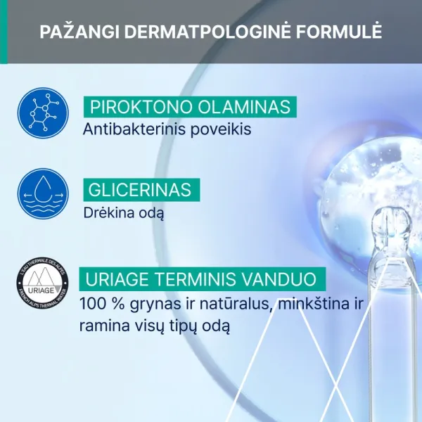 URIAGE Hyseac gelinis prausiklis 500ml