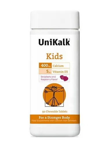 Maisto papildas UniKalk Calcium Kids tabletės N90
