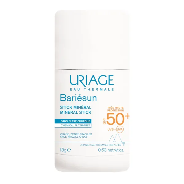 Uriage Bariesun Mineral apsauginis pieštukas SPF50+ 18g