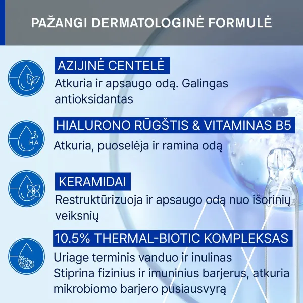Uriage Cica Daily koncentruotas atkuriamasis kremas 50ml
