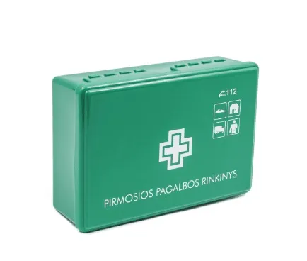 Vaistinėlė pirmos pagalbos rinkinys plastikiniame dėkle (Atitinka SAM Nr. V - 2876)
