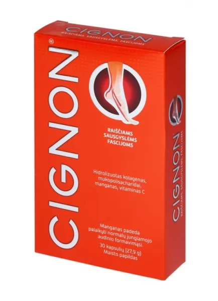 Maisto papildas CIGNON kapsulės N30