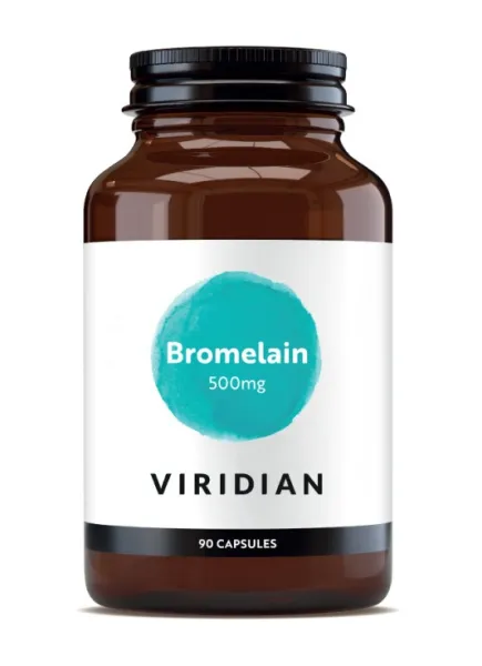 Maisto papildas VIRIDIAN Bromelain virškinimui 500mg kapsulės N90